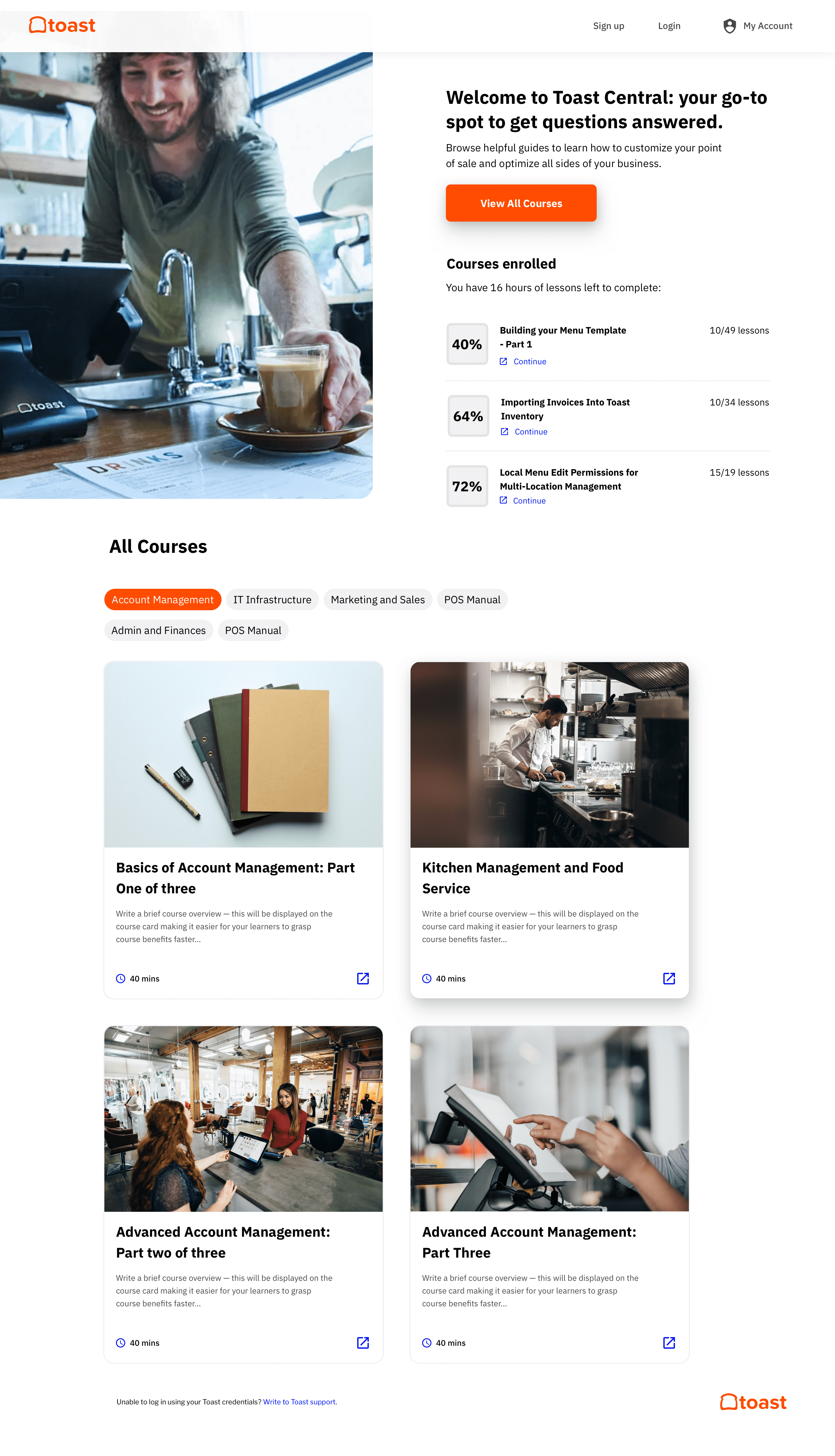 Learning Management System for SaaS