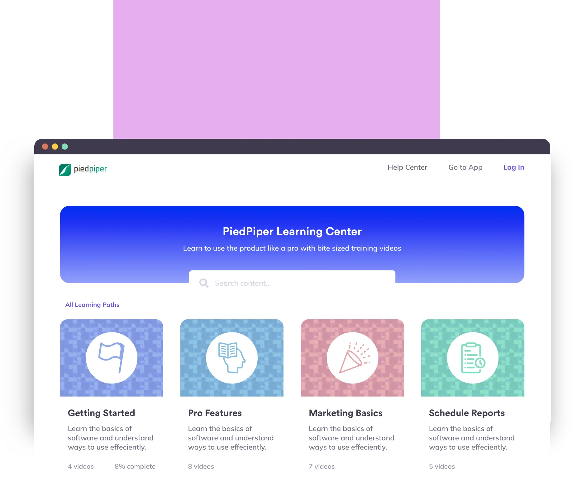 Launch a onboarding hub using the Trainn onboarding software