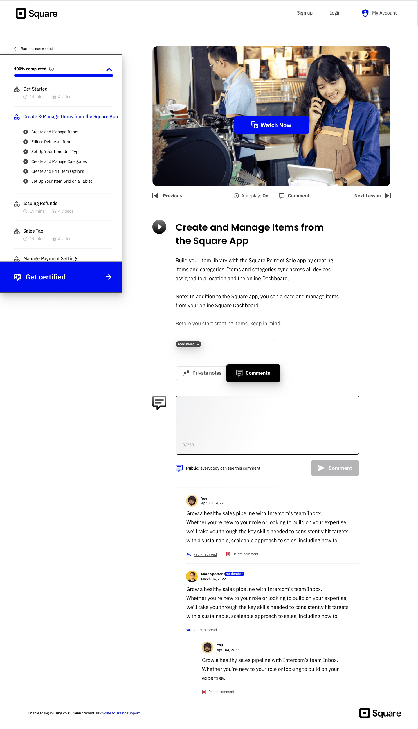 Build your LMS on Trainn
