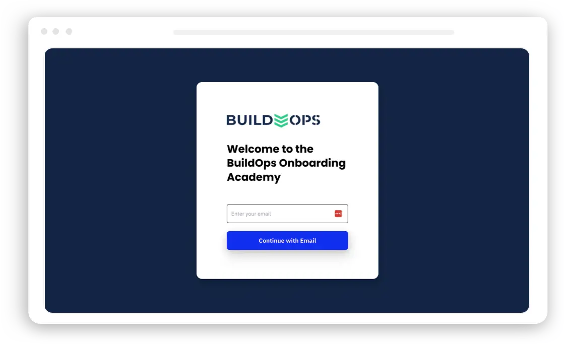BuildOps Academy built on Trainn | Skilljar alternative