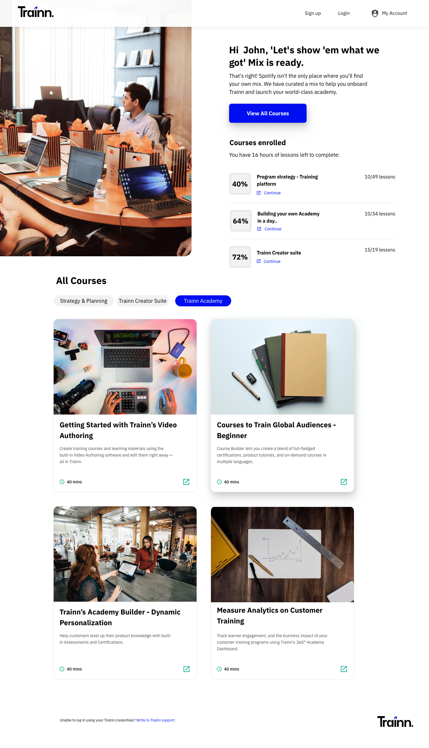 Learning Management System for SaaS