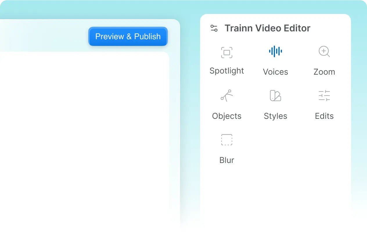 Output of a video team, without one.