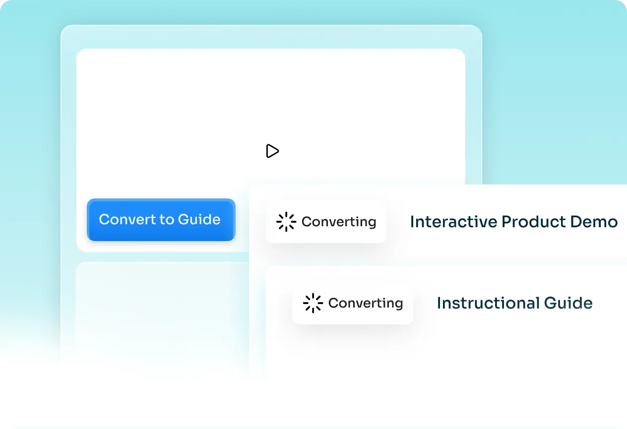 Turn videos into user guides