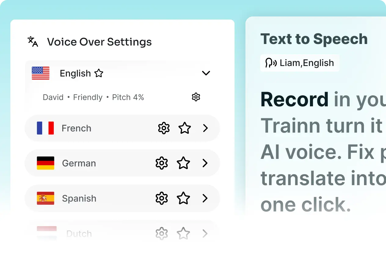 Edit voiceovers like text