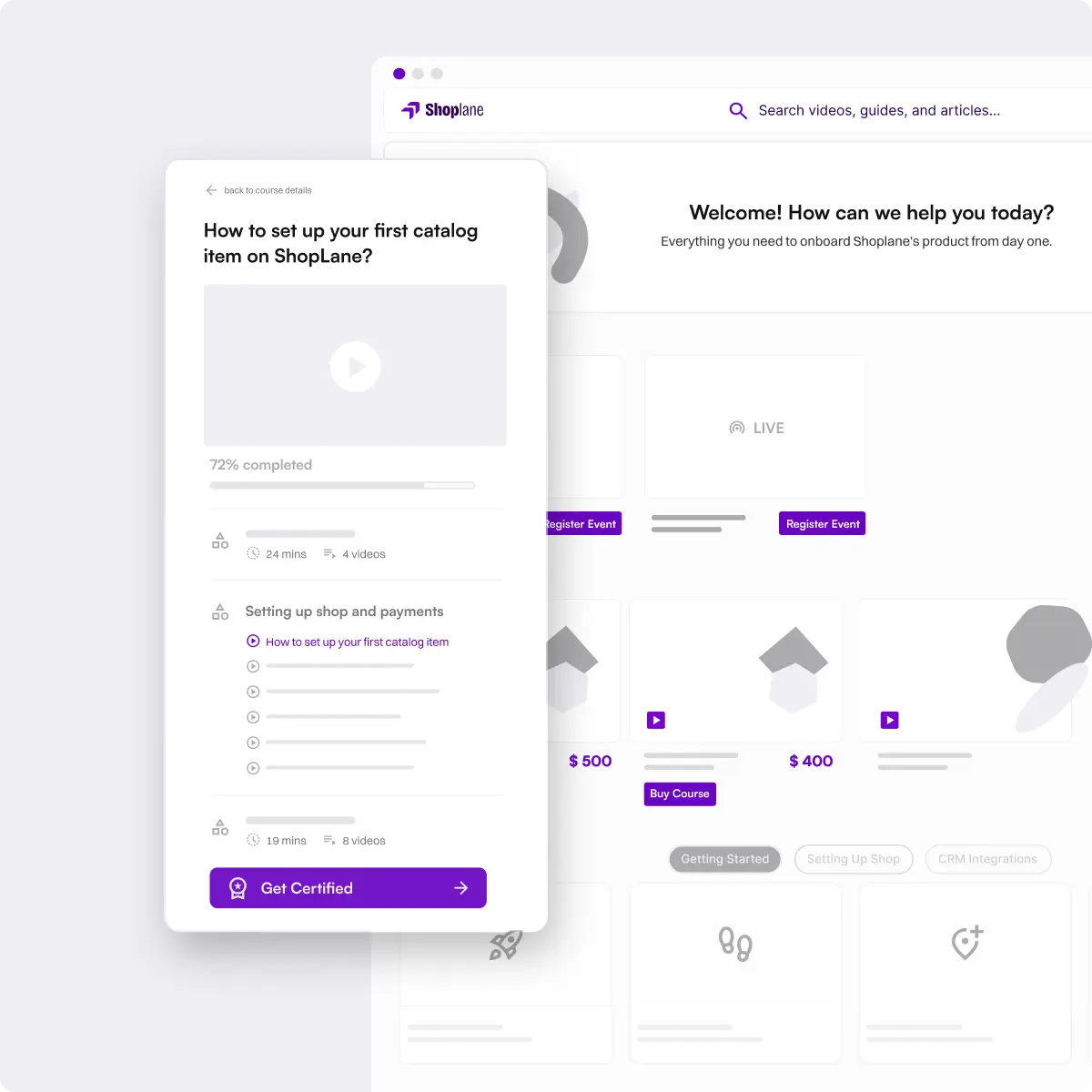 No-code LMS | customer enablement software